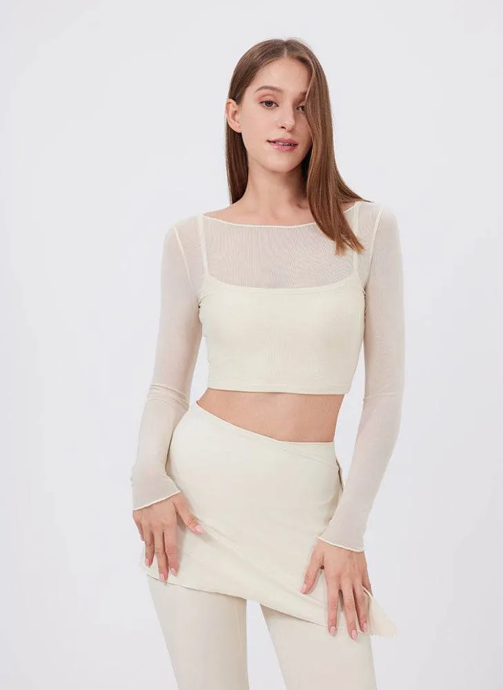 NonSlipTrims Long Sleeve Mesh Sports T-Shirt