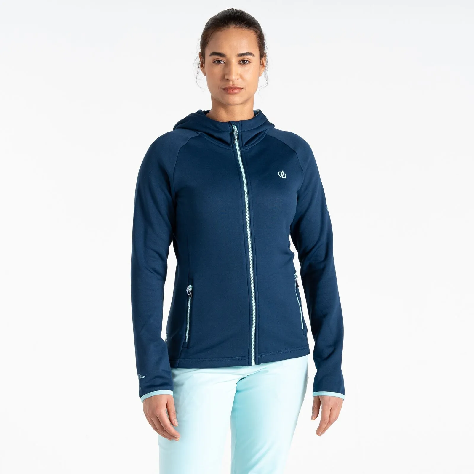 Low Profile Dare 2B Womens Density Core Stretch Full Zip Fleece