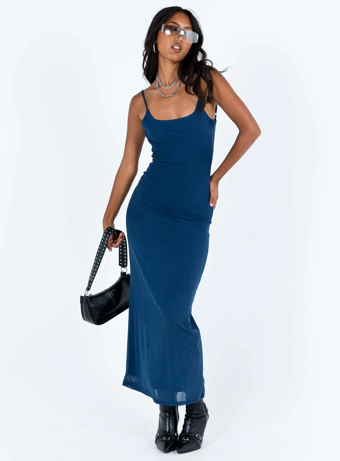Knox Maxi Dress Navy Casual Edge