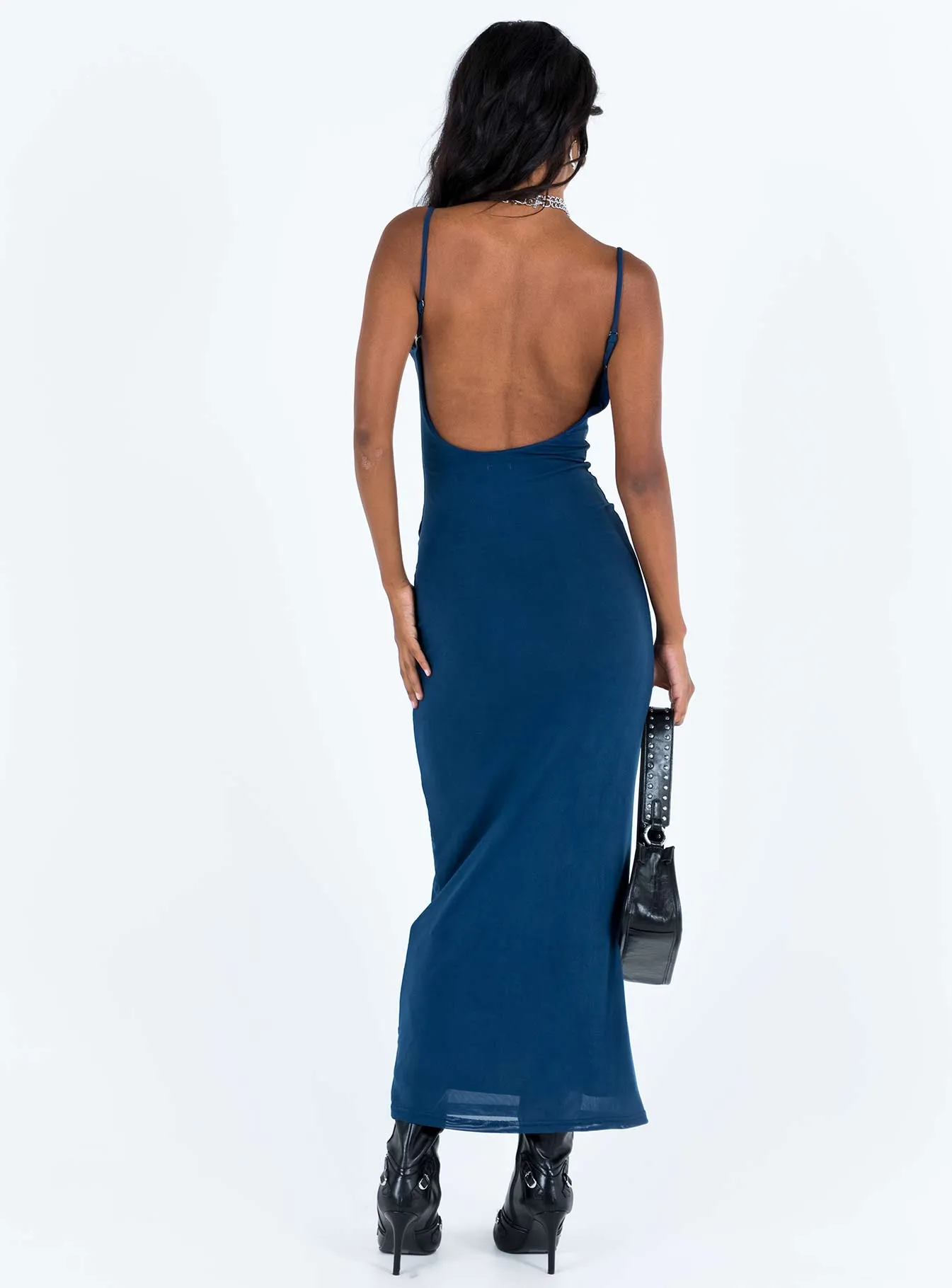 Knox Maxi Dress Navy NonIrritatingLining