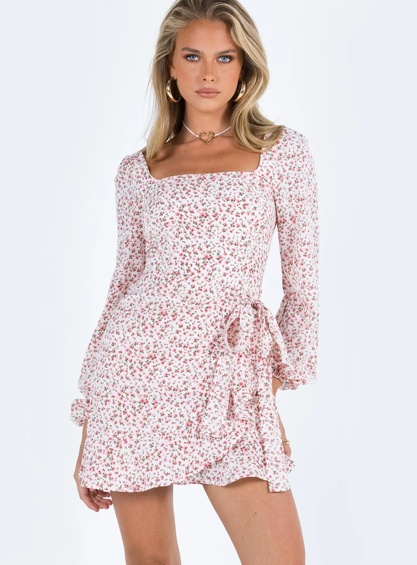 Smooth-Finish Lounge Style The Villa Mini Dress Floral