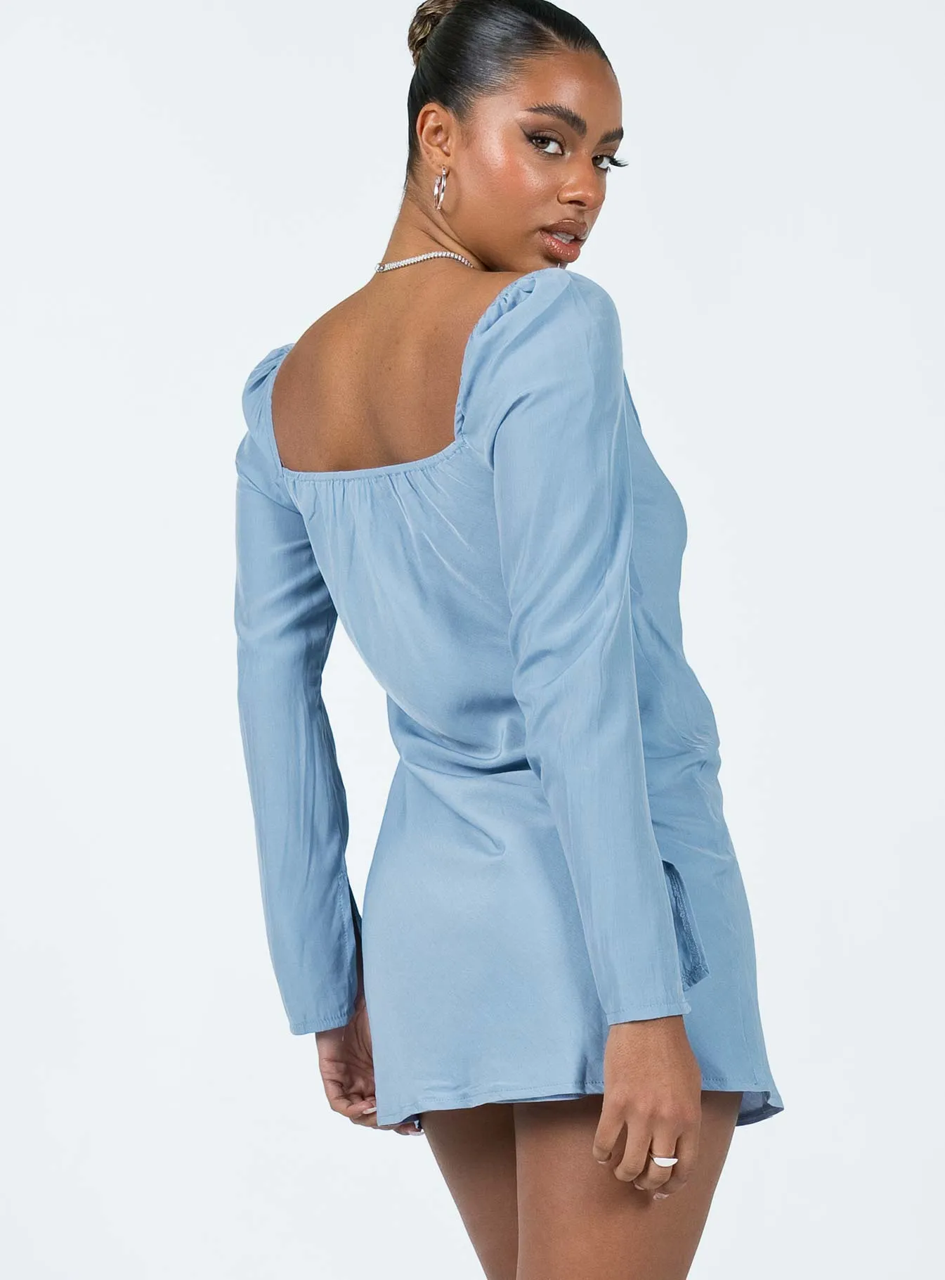 Star Power Mini Dress Blue Sophisticated cocktail dress Light and Comfortable