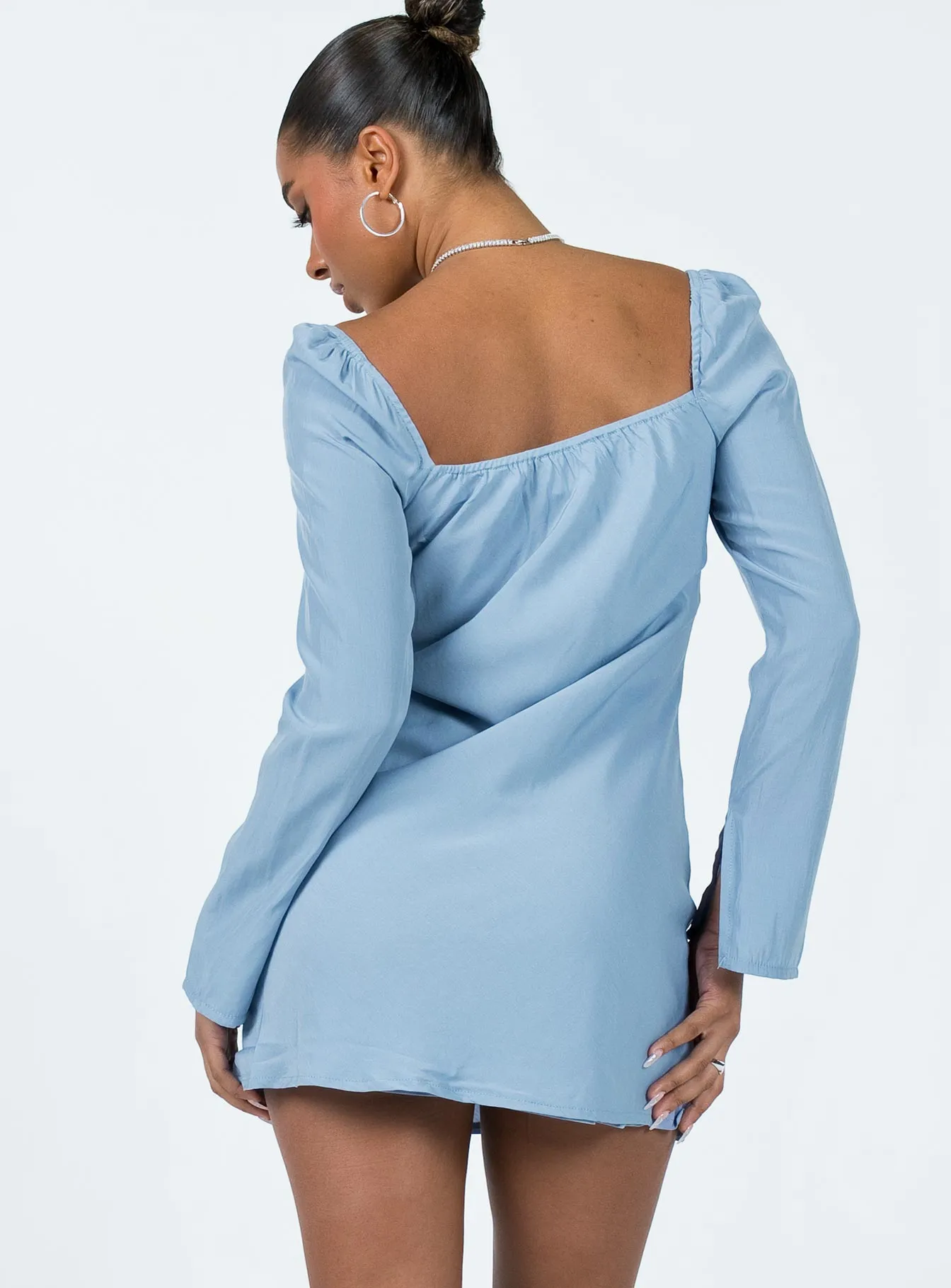 Star Power Mini Dress Blue Refined Feel