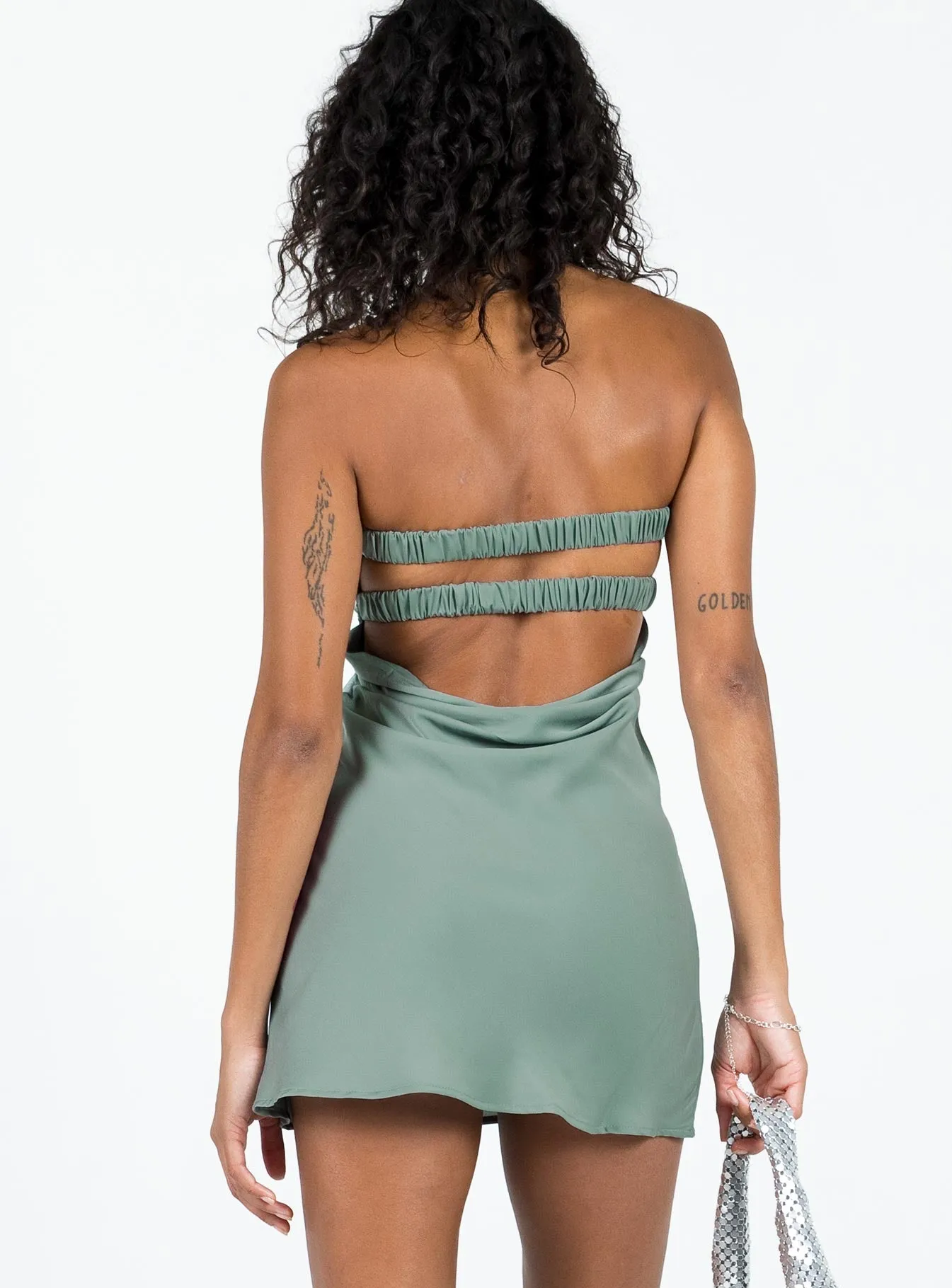 Trendy Piece Shellie Mini Dress Green