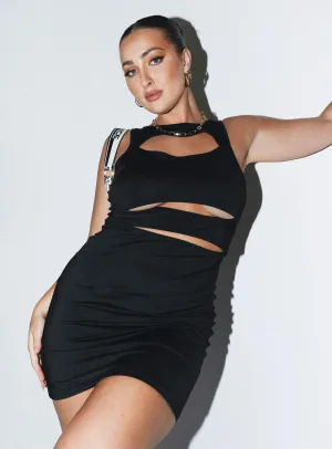 Calm Beauty Dalton Mini Dress Black