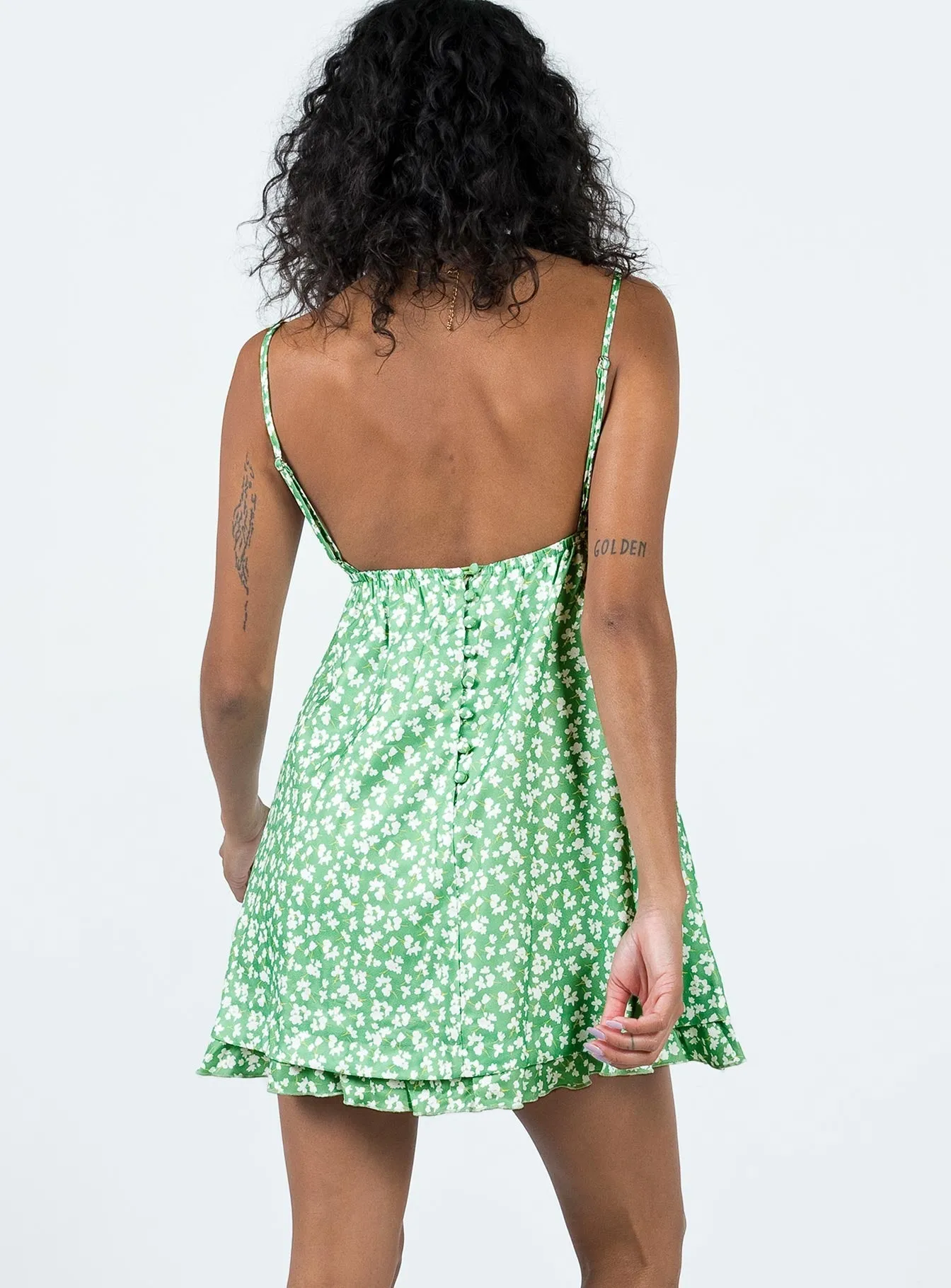 Empress Of Love Green Floral Comfortable Shape