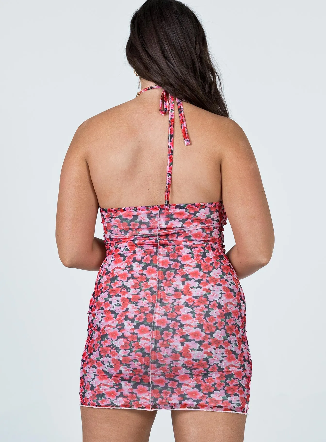 Jay Jay Mini Dress Pink Floral Fit Mood