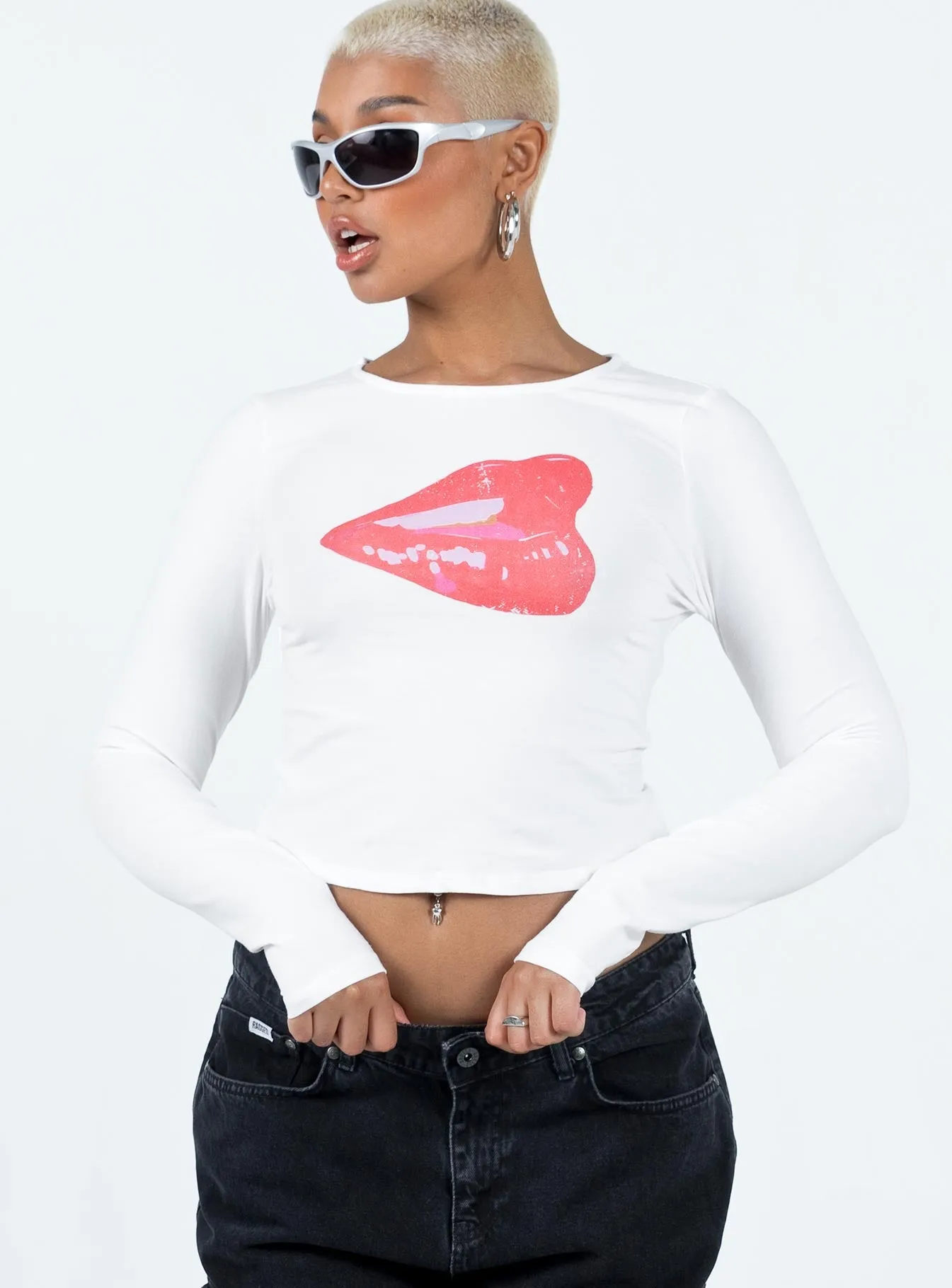 Pucker Up Top Ivory Button Down Bohemian