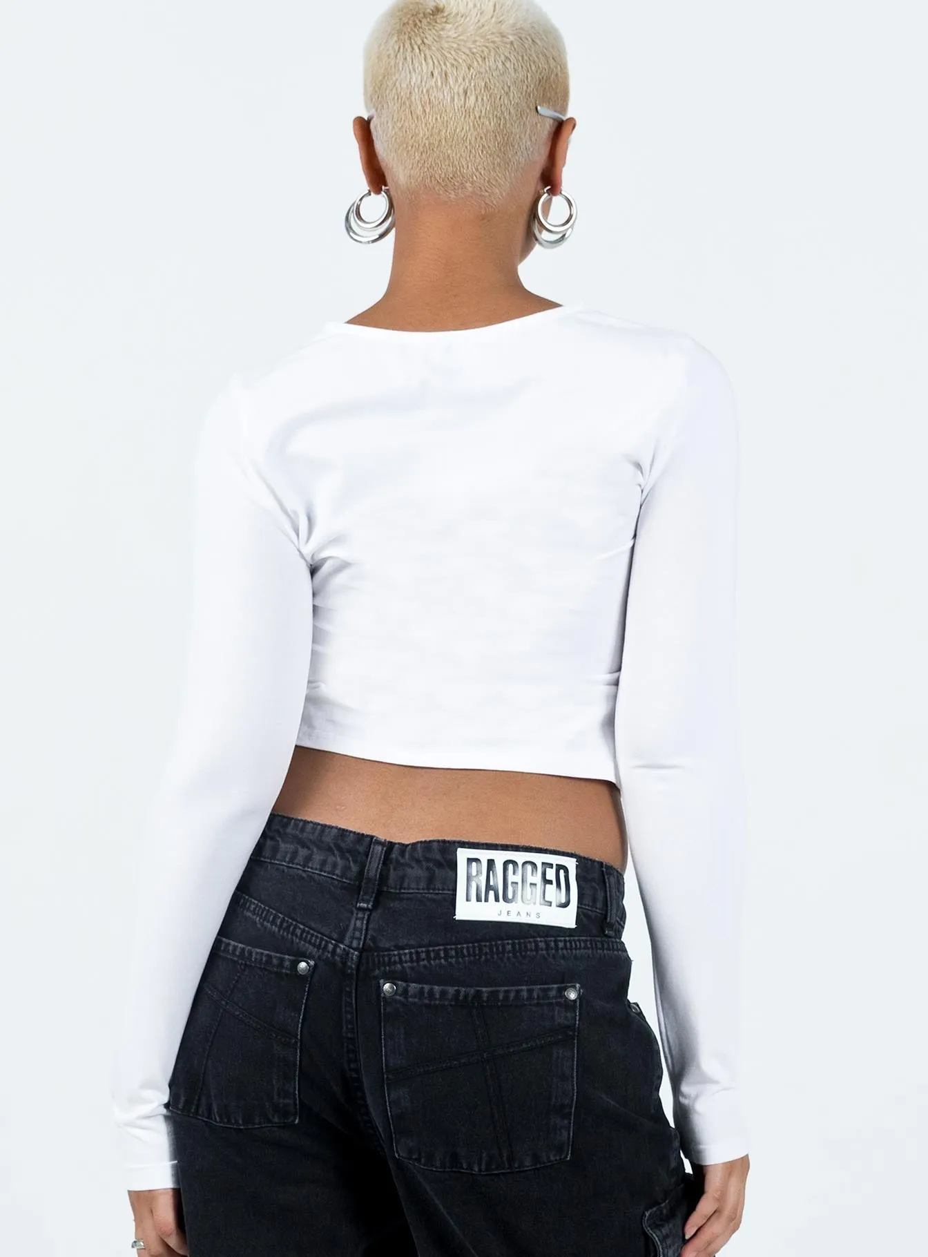 Street Comfort Pucker Up Top Ivory