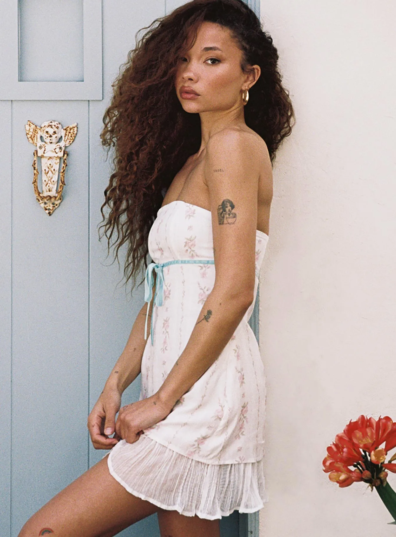 Refined Form Tailored Wear Odette Mini Dress Pink Multi