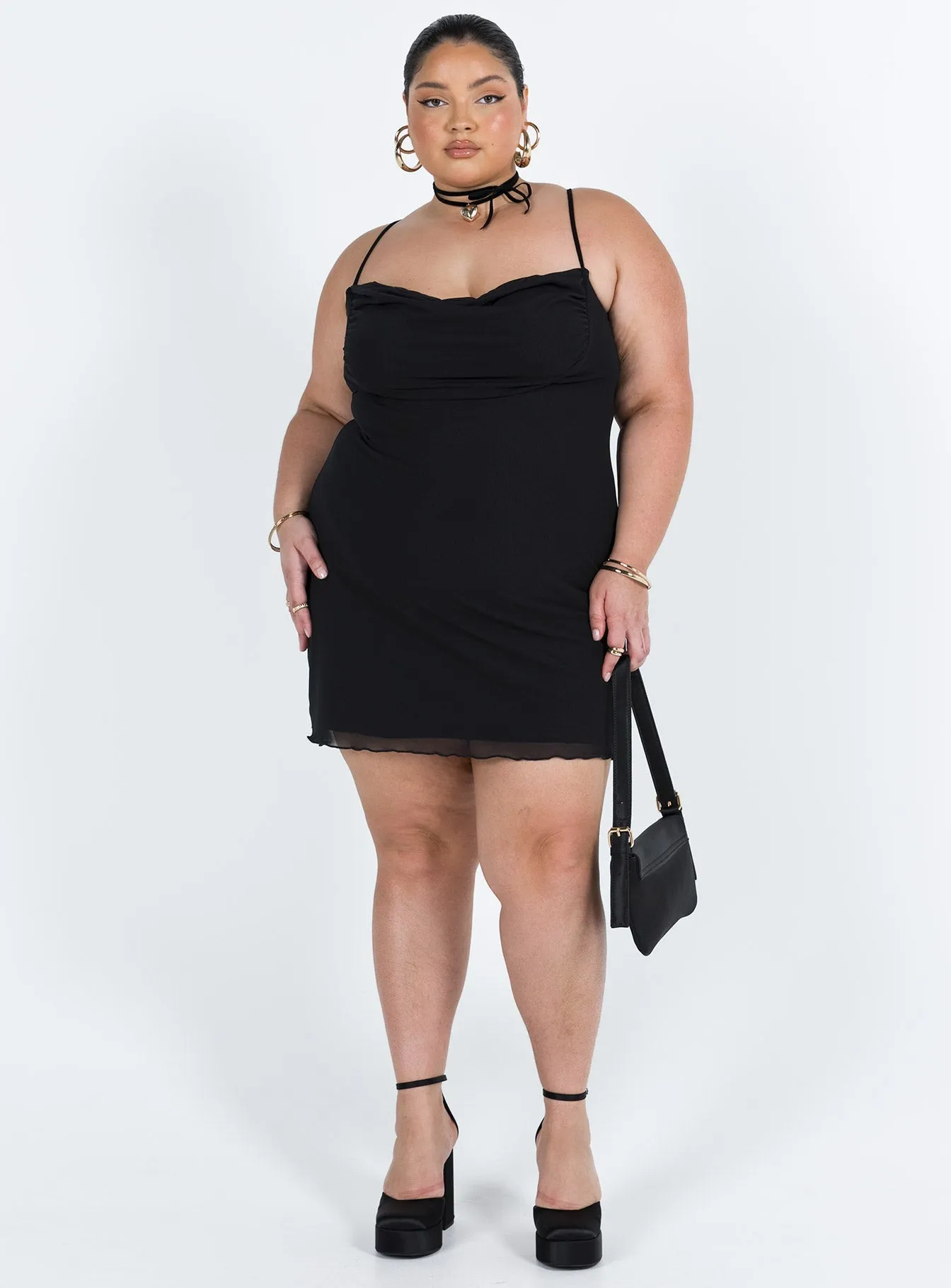 Sugar Mini Dress Black Curve Timeless Energy Mid Season