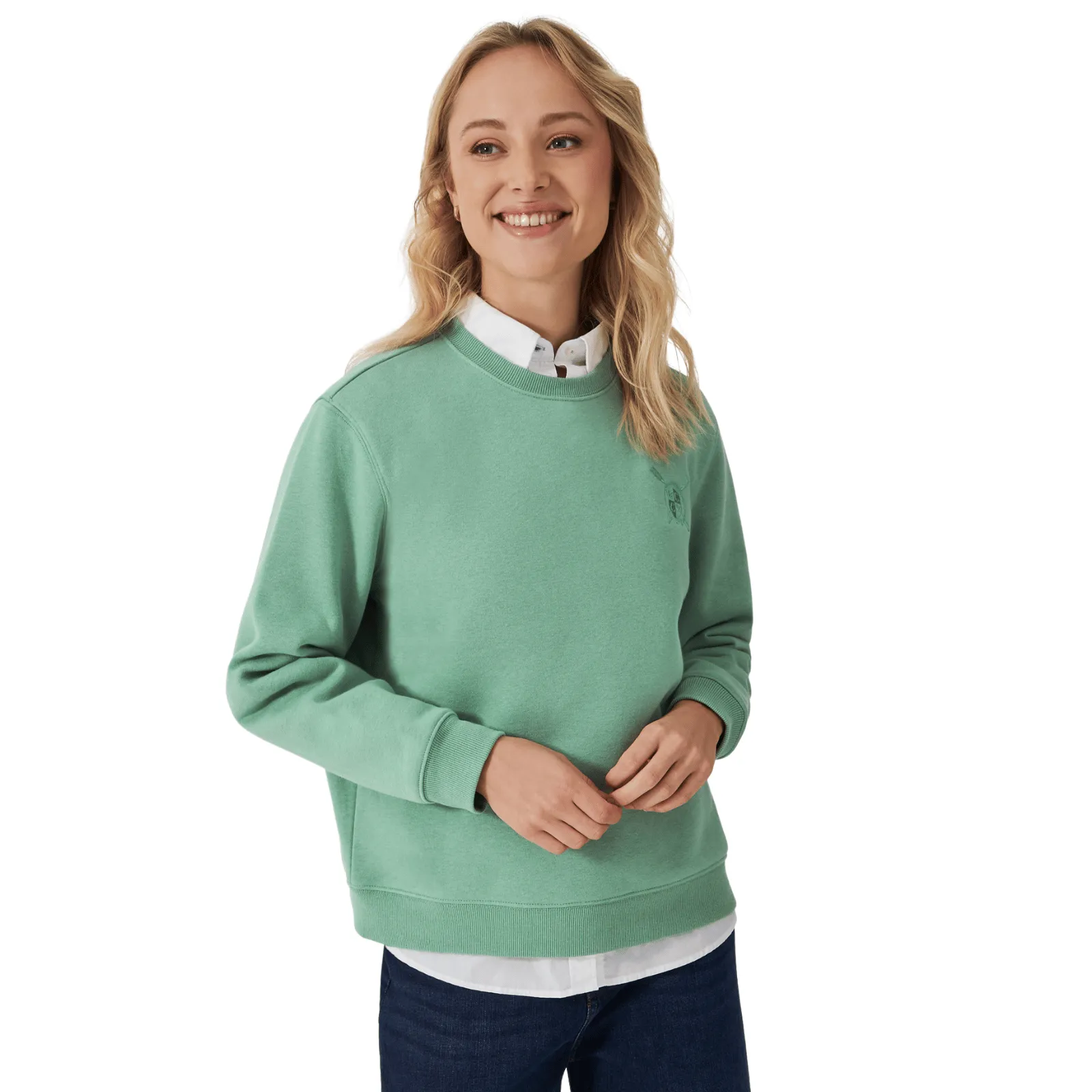 Crew Clothing Womens Supersoft Crew Neck Sweatshirt Active Wearable Generic