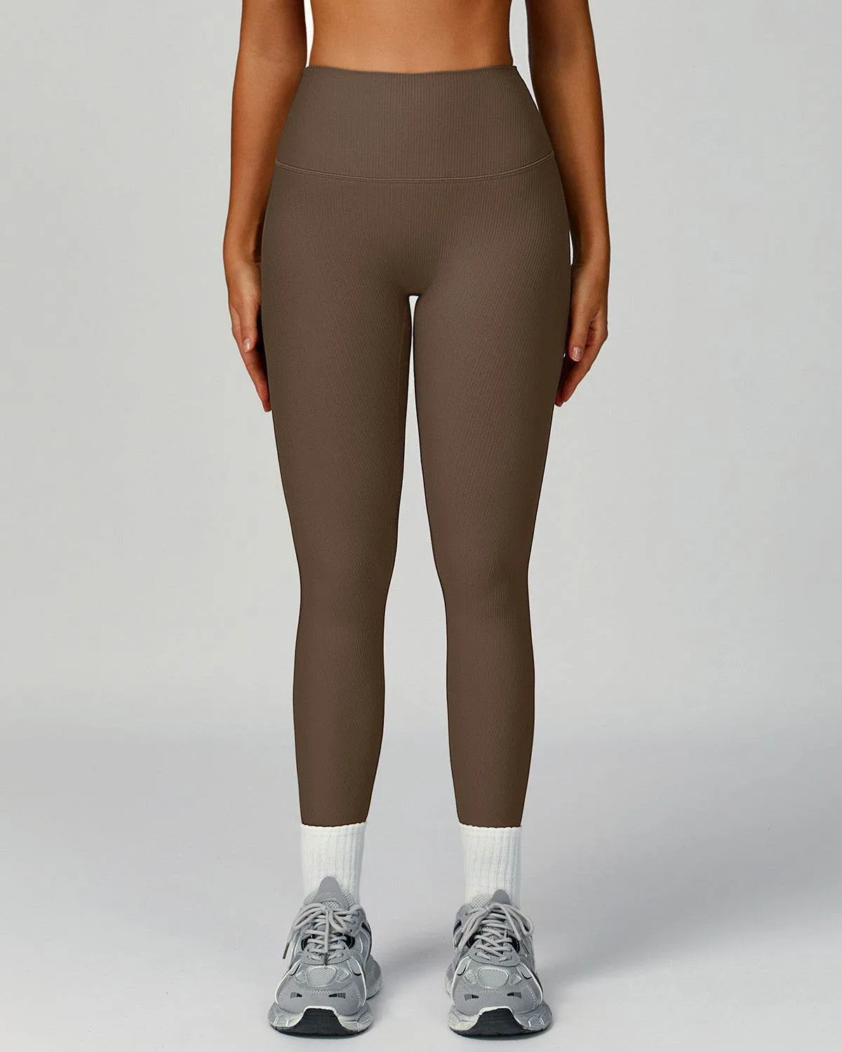 Ribbed High Waist Sports Legging Casual Chic Travel Vibe