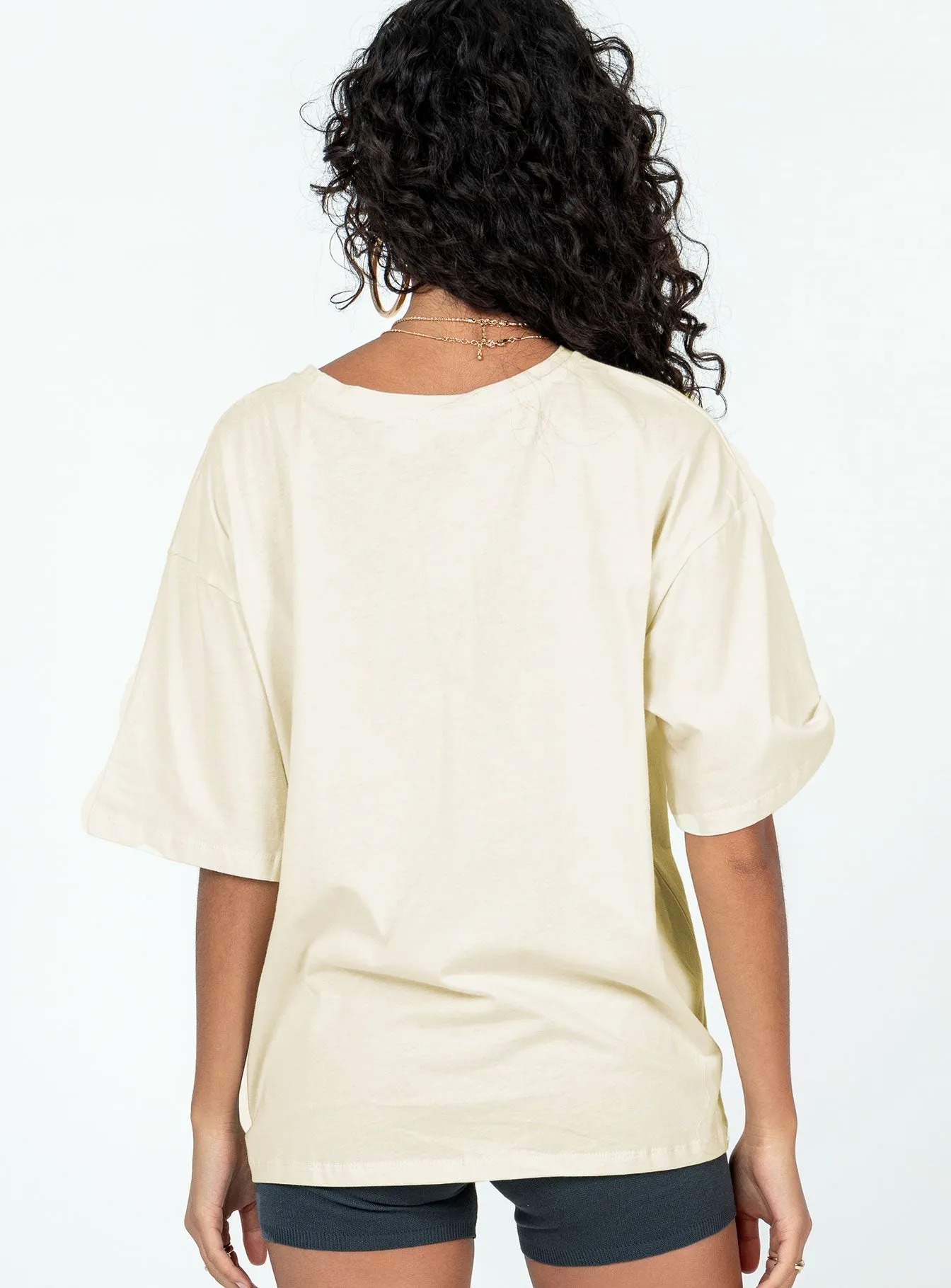 Stretch Design Street Style Trend Mexico Graphic Tee Off White