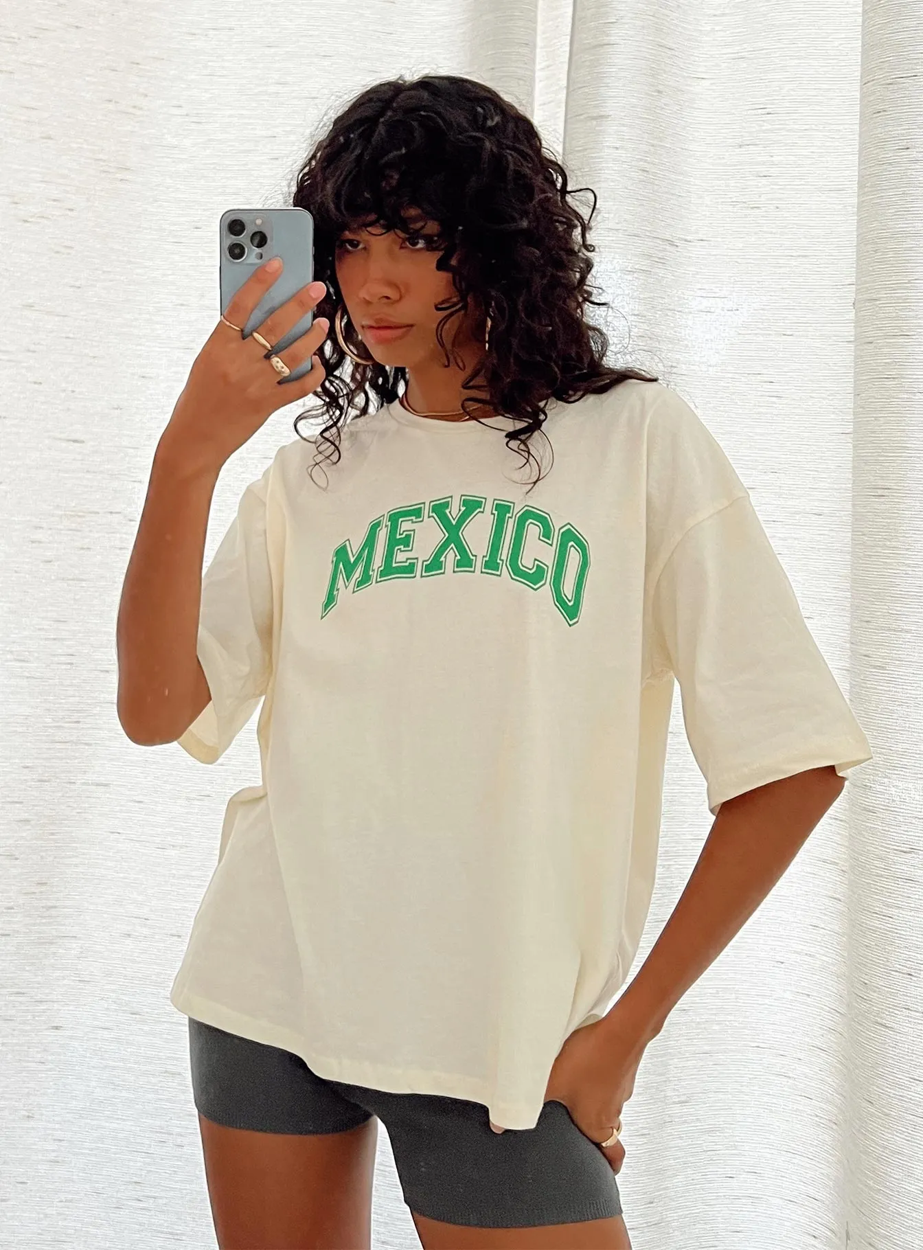 Soft & Smooth Mexico Graphic Tee Off White
