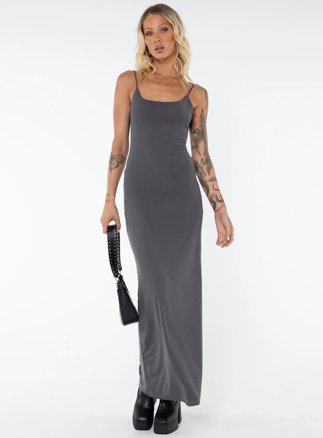 Light Finish Knox Maxi Dress Slate Tall