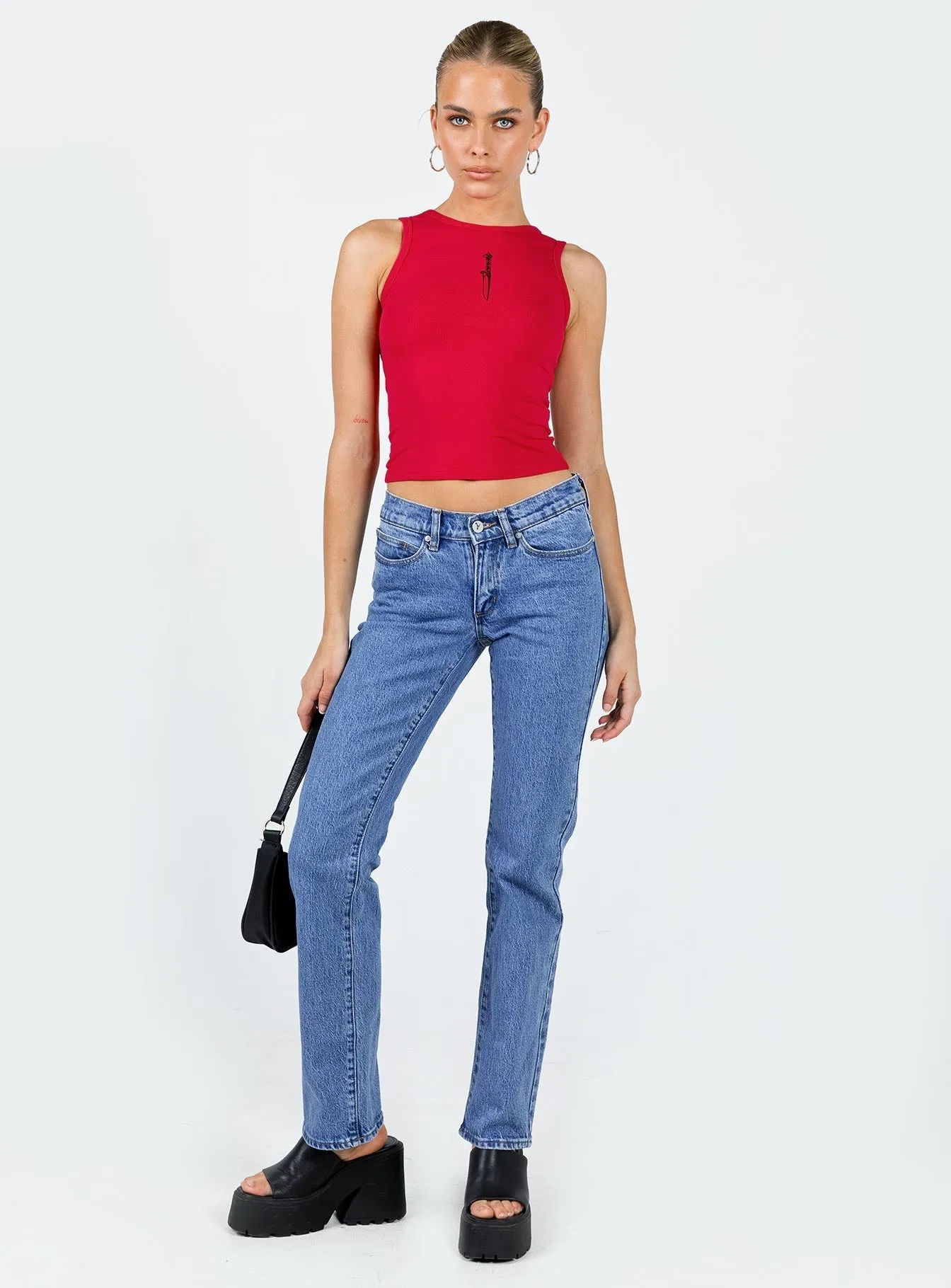 OdorResistant Dagger Tank Red