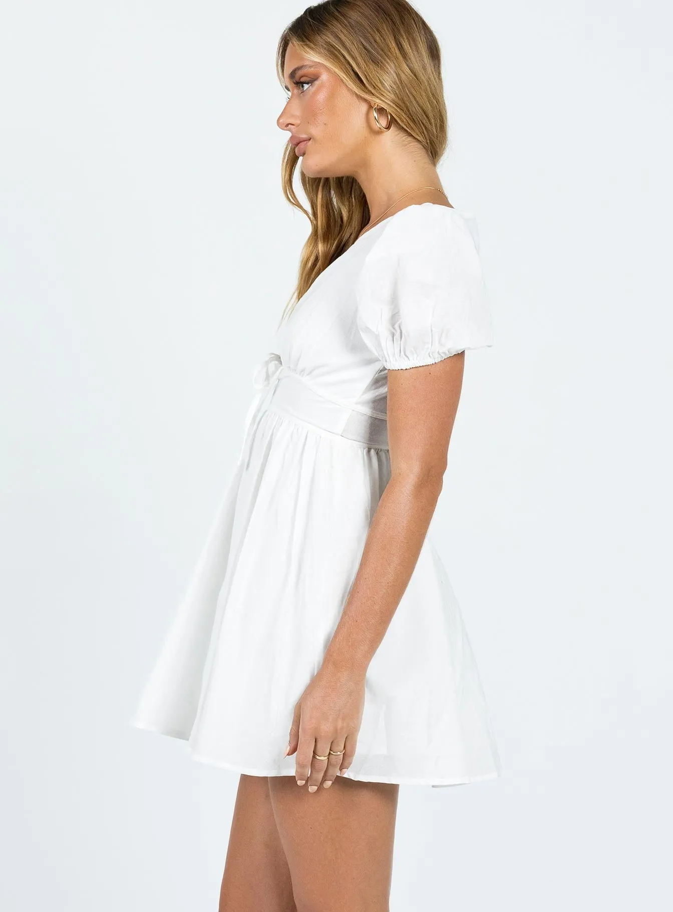 Smooth Line Raleigh Mini Dress White