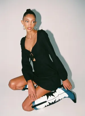 Arabela Mini Dress Black Smart and Polished