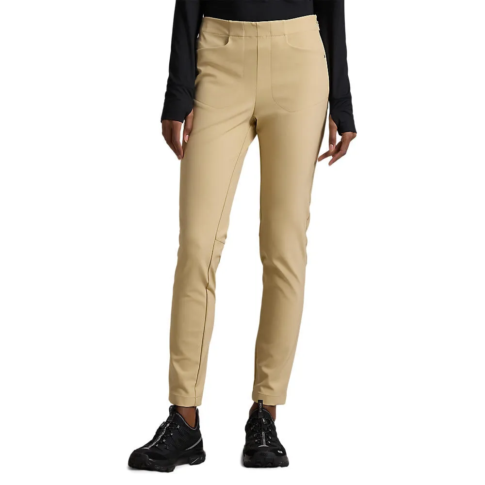 NonIrritatingSeams Durable Waistband RLX Ralph Lauren Women's Eagle Golf Pants - Polo Tan