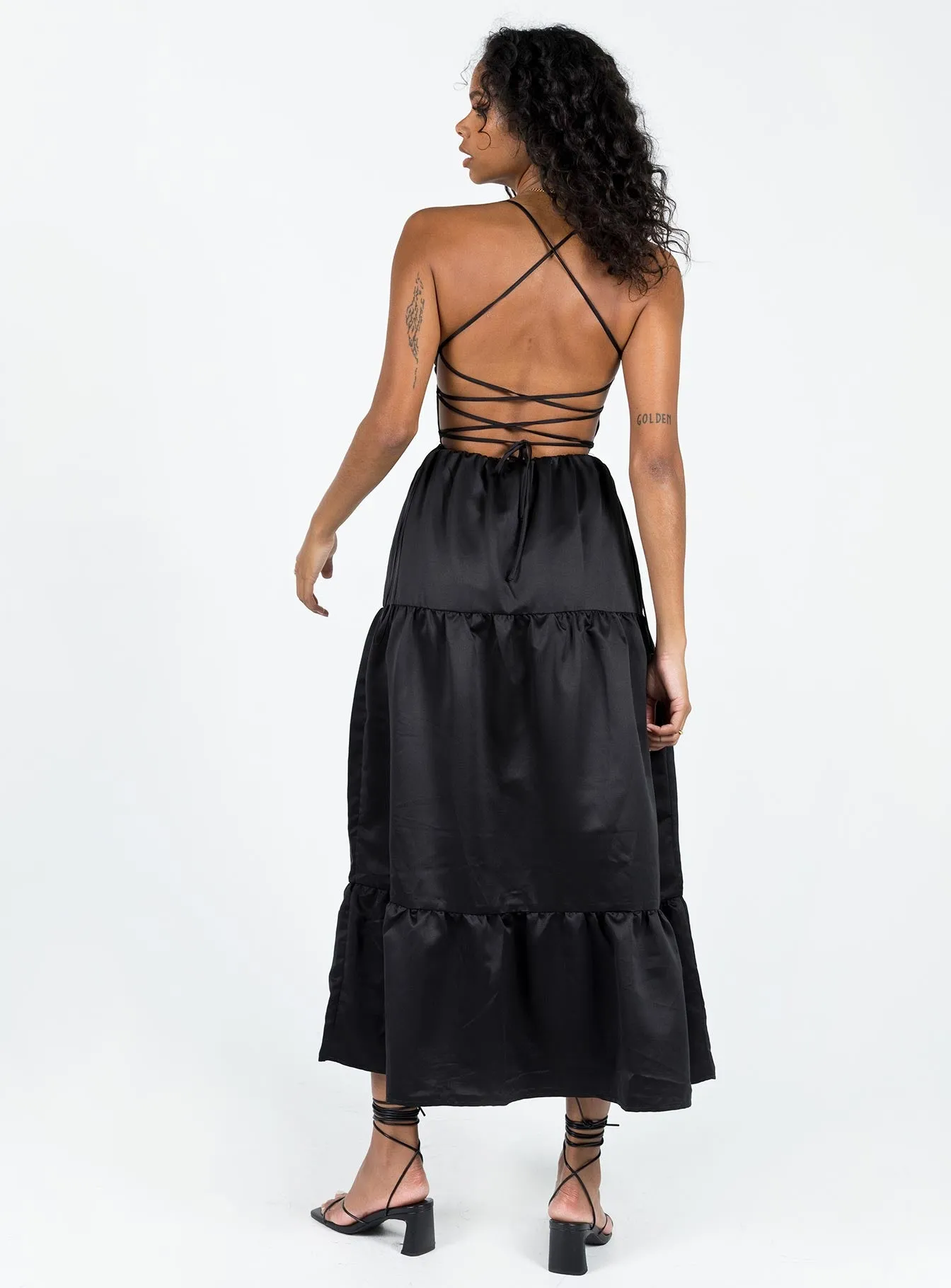 Relaxed-fit maxi dress Kuzen Maxi Dress Black
