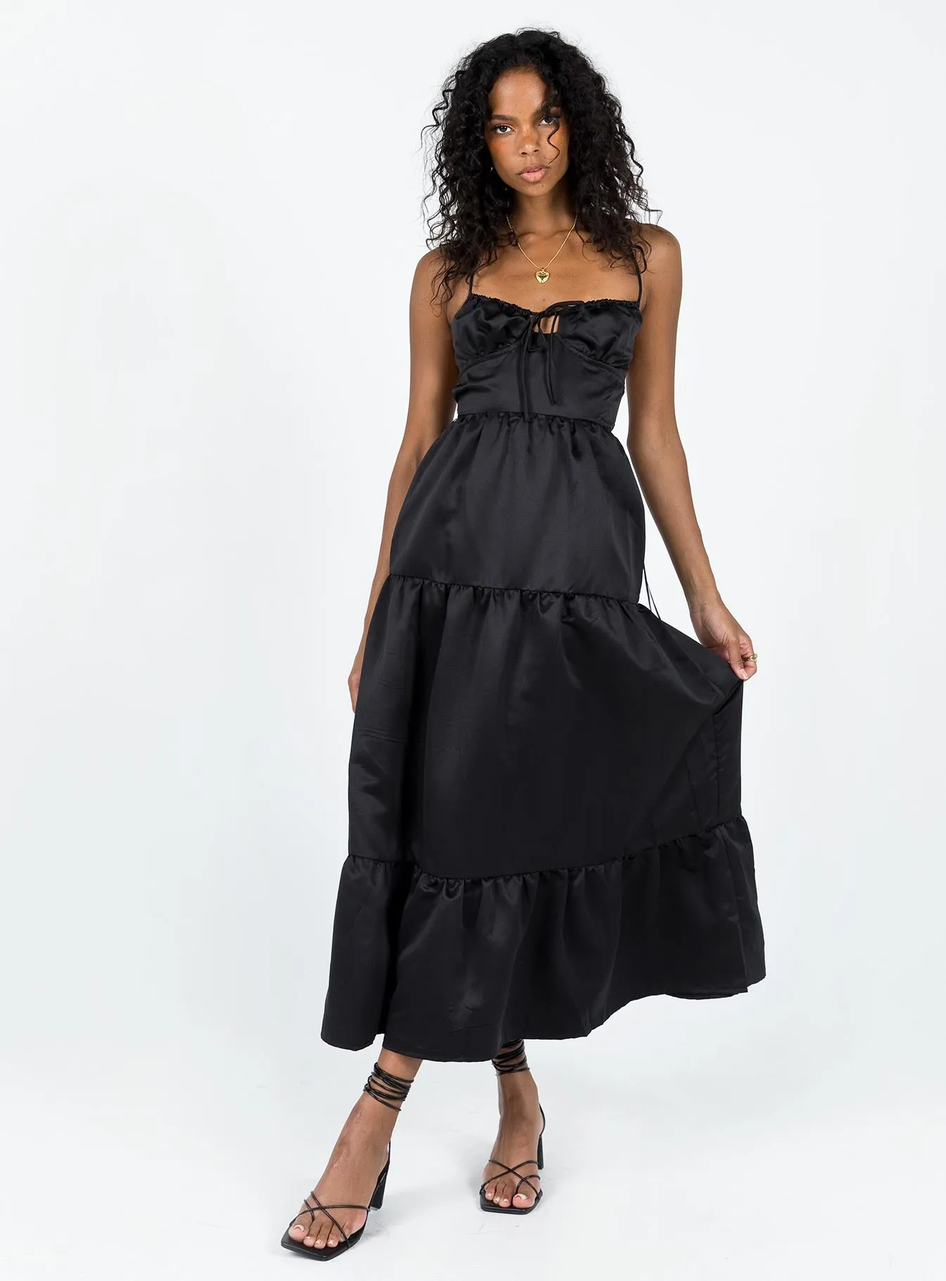 Kuzen Maxi Dress Black Modern Movement