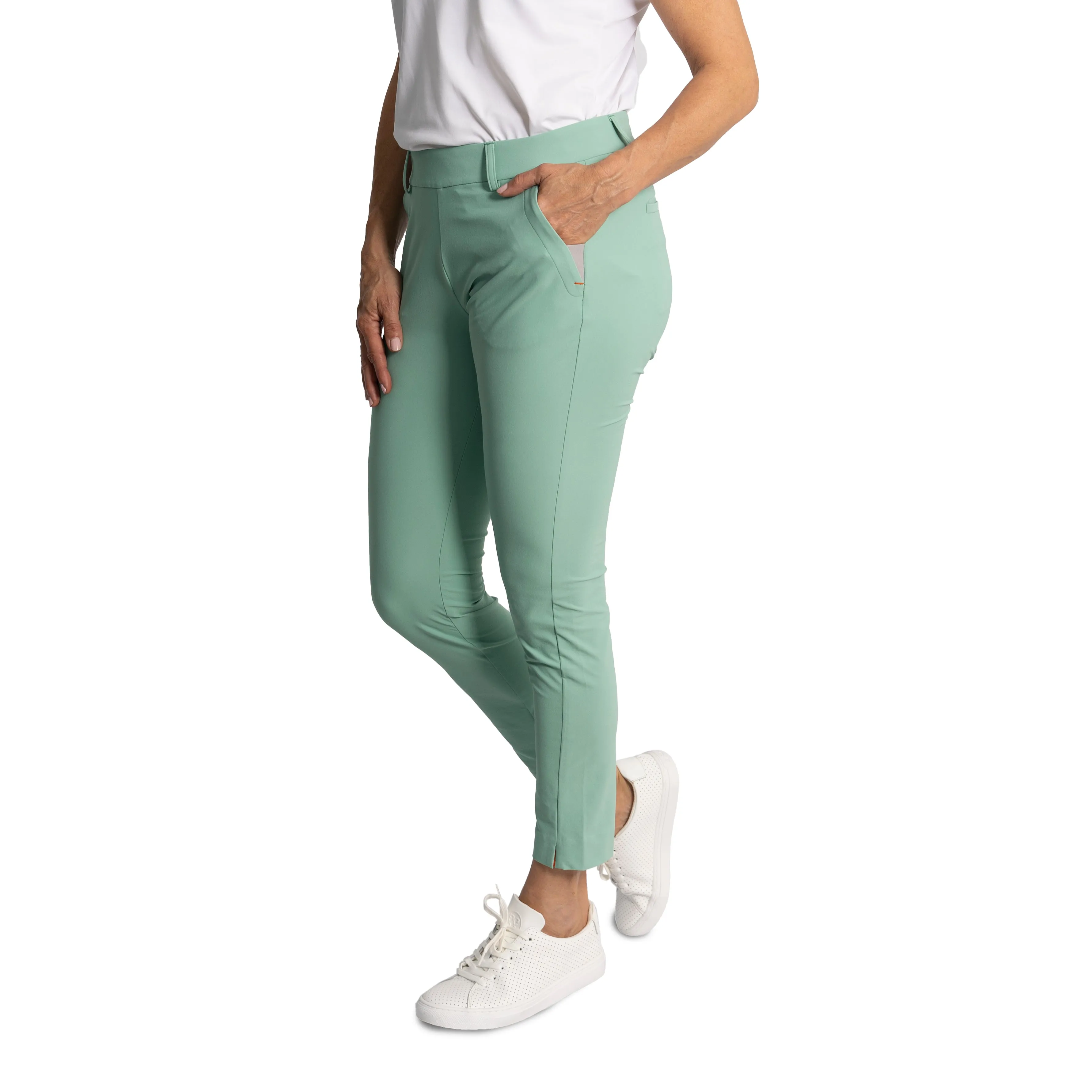 Rest Easy KJUS Women's Ice Light 7/8 Golf Treggings - Mineral