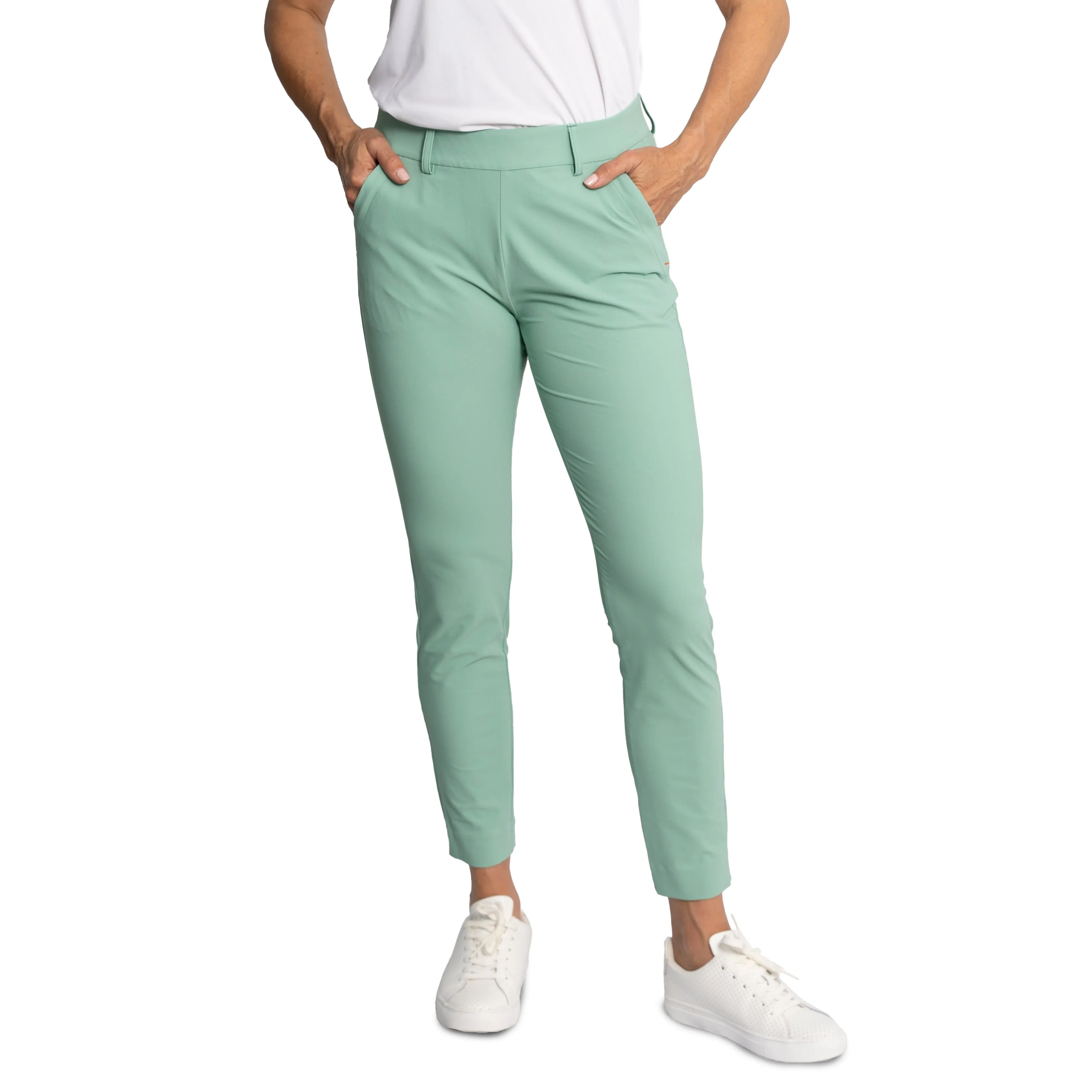 KJUS Women's Ice Light 7/8 Golf Treggings - Mineral Essential Wearable