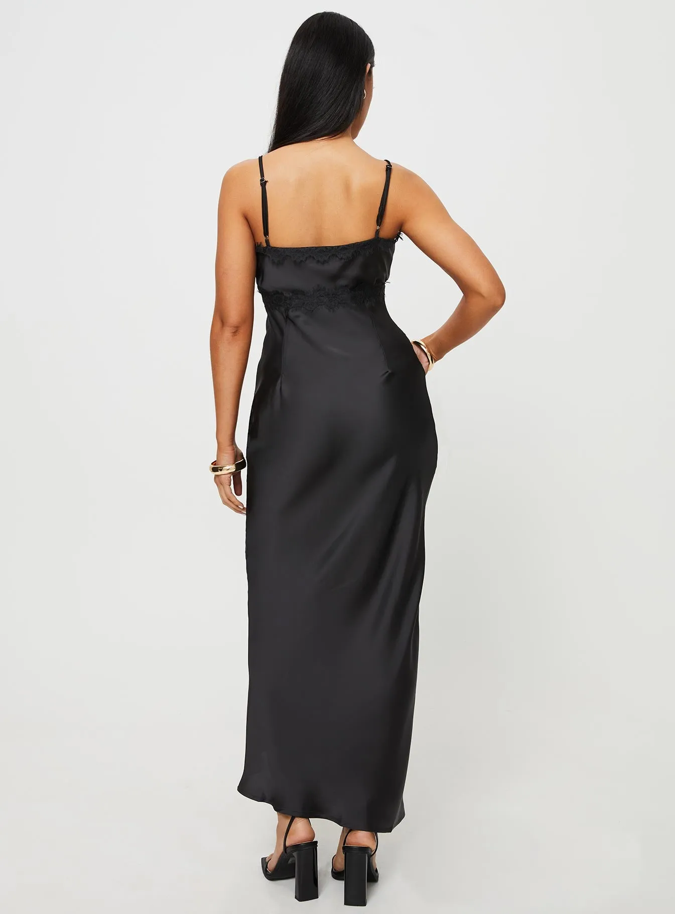 Sanz Maxi Dress Black Eye Appeal Feminine Movement