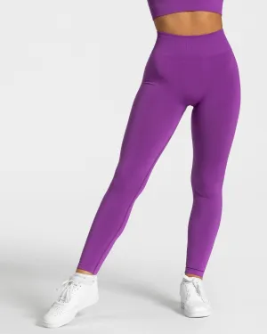 Petite Size Casual Day For Teens Indoor Exercise Timeless Scrunch Leggings "Violett"