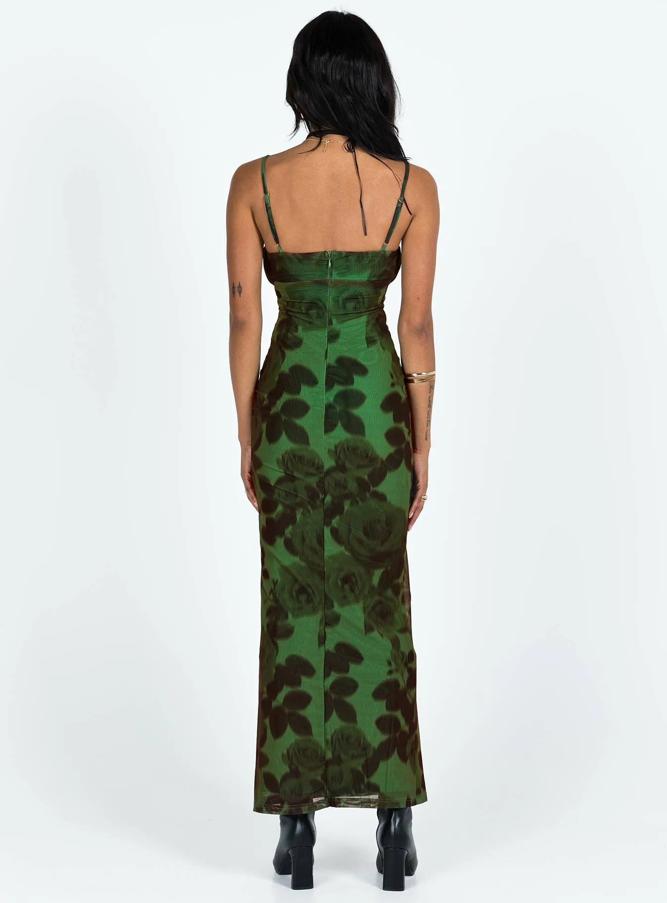 Basic Shape JGR & STN Thorne Maxi Dress Green