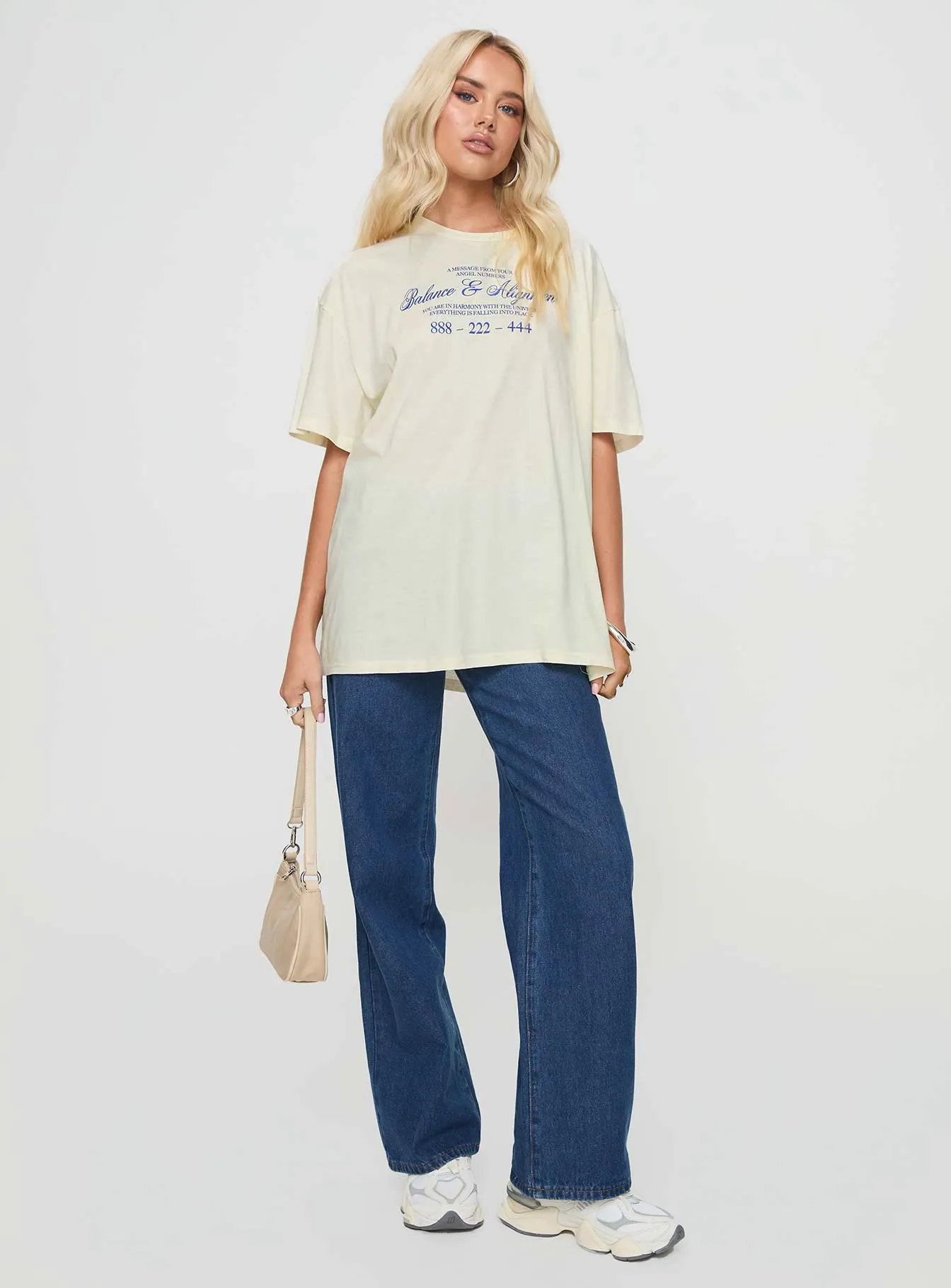 Balance & Harmony Tee White City Fashion Look