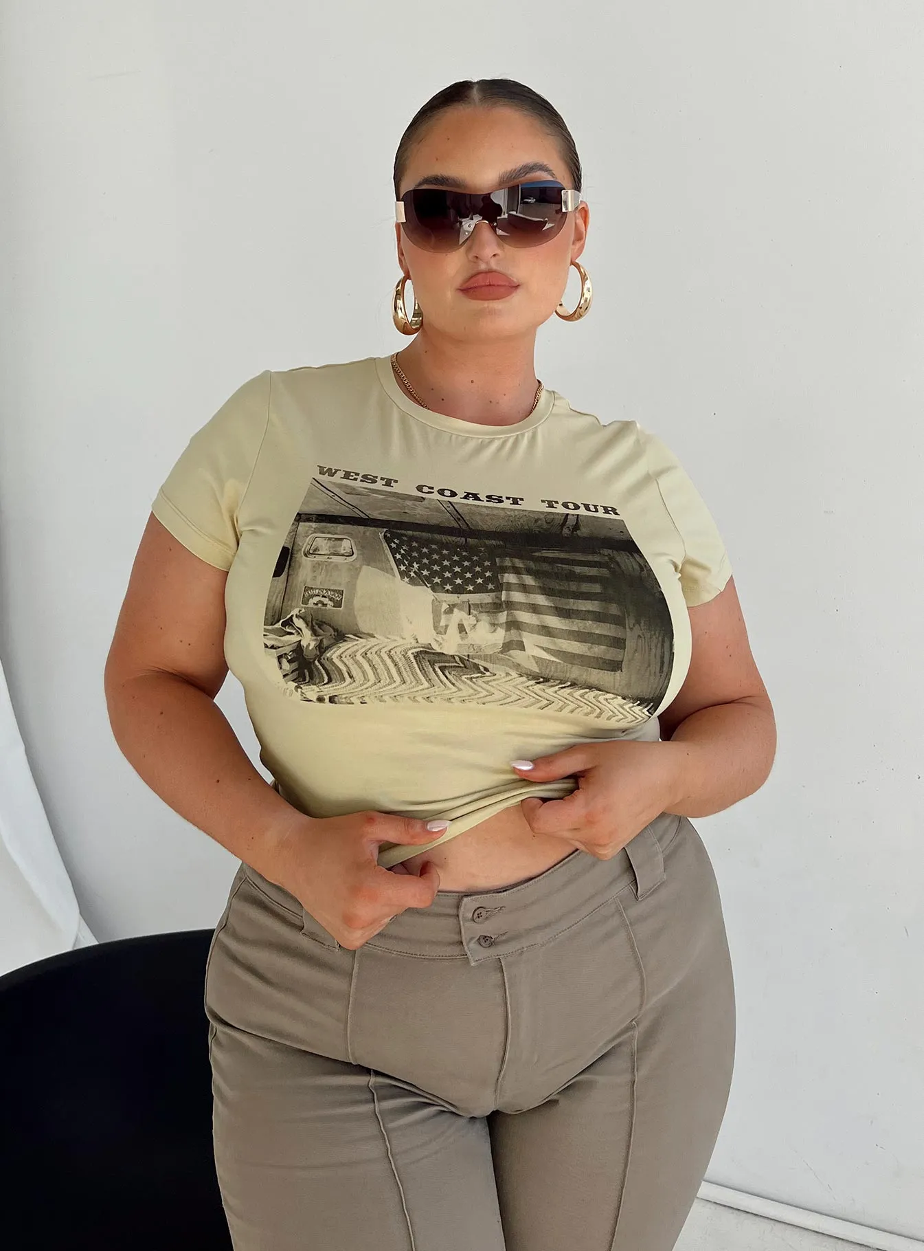 West Coast Longline Tee Multi Curve Beach Wear Micro Perforation