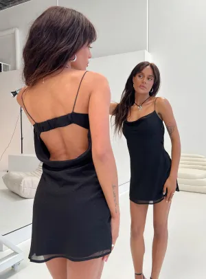 Senter Mini Dress Black Brunch Glow