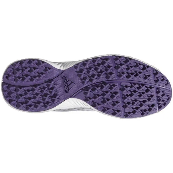 New Women's Adidas Response Bounce 2 Golf Shoes Gray/Purple  MSP$85 Comfort light Mesh Upper