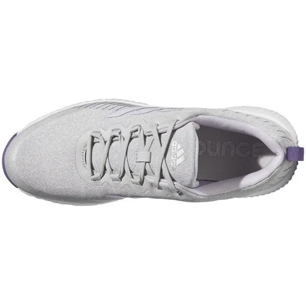 Travel Ready Quick Turn New Women's Adidas Response Bounce 2 Golf Shoes Gray/Purple  MSP$85