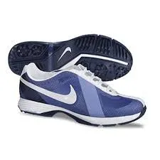 ArchSupport Flexible Movement New Women's Nike Blue Lunar lon Summer Lite Golf Shoes Size 6