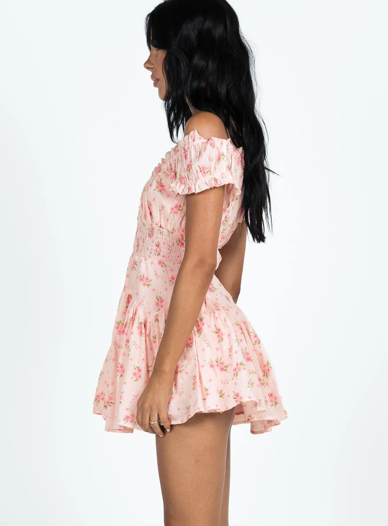 Lightweight Material Anastasiya Mini Dress Pink