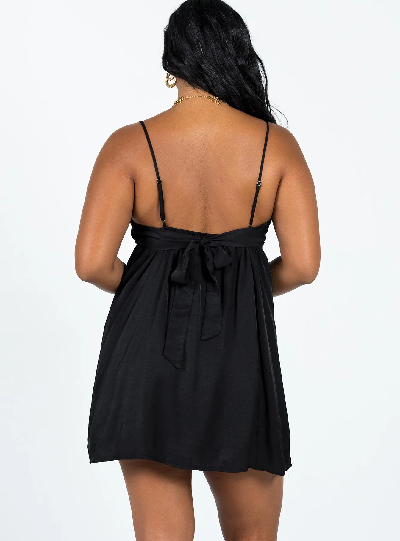 Koko Mini Dress Black Studio Style Light Wear