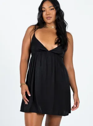 Flattering Look Wear Wedding Style Koko Mini Dress Black