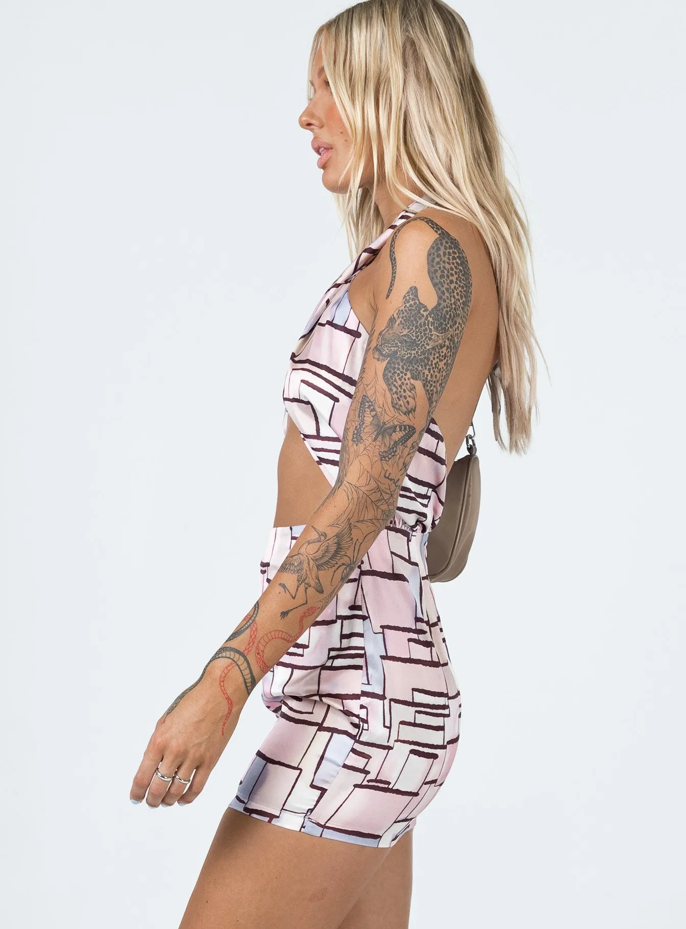 Natural Form Sara Mini Dress Pink Multi