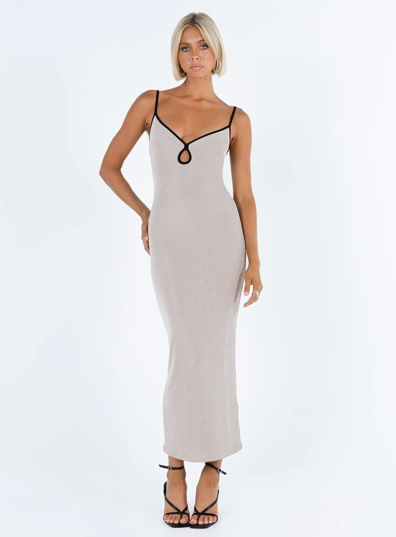 Soft Shape Tall-Fit Tahlia Maxi Dress Champagne