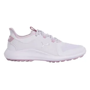Comfort Lite New Women's Puma Ignite Fasten8 Golf Shoe - White/Silver/Pink MSP$100