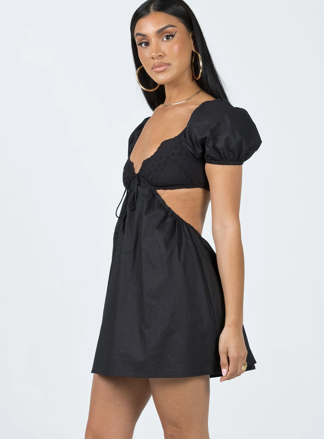 Effortless Look Elizer Mini Dress Black