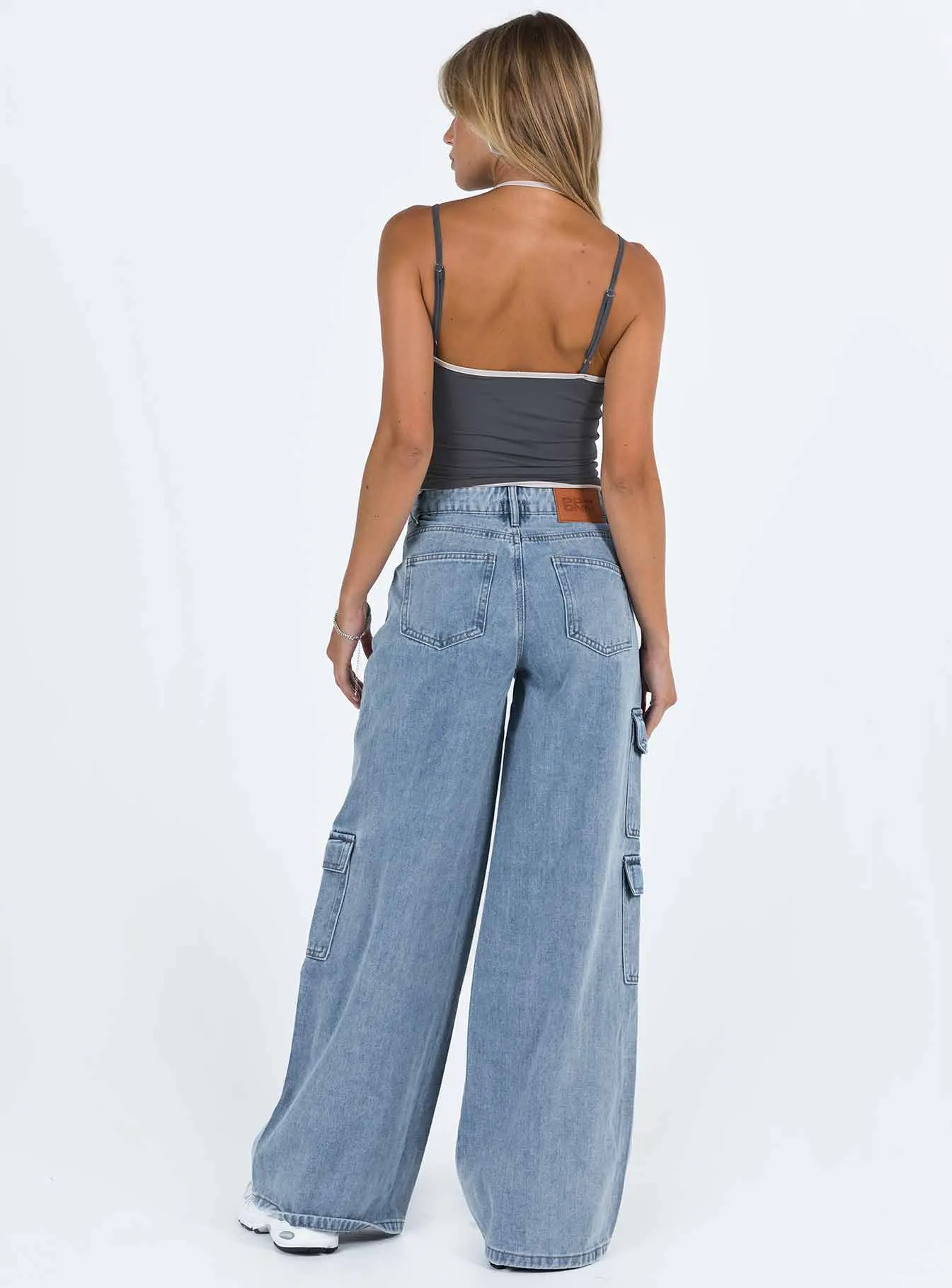 Tamba Cargo Jeans Denim Ocean Air Cyber Glow