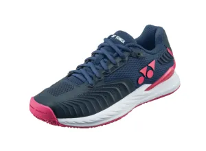 Reinforced Midfoot Bandage Shear Reduction Technology POWER CUSHION ECLIPSION 4 CLAY TENNIS SHOES WOMEN