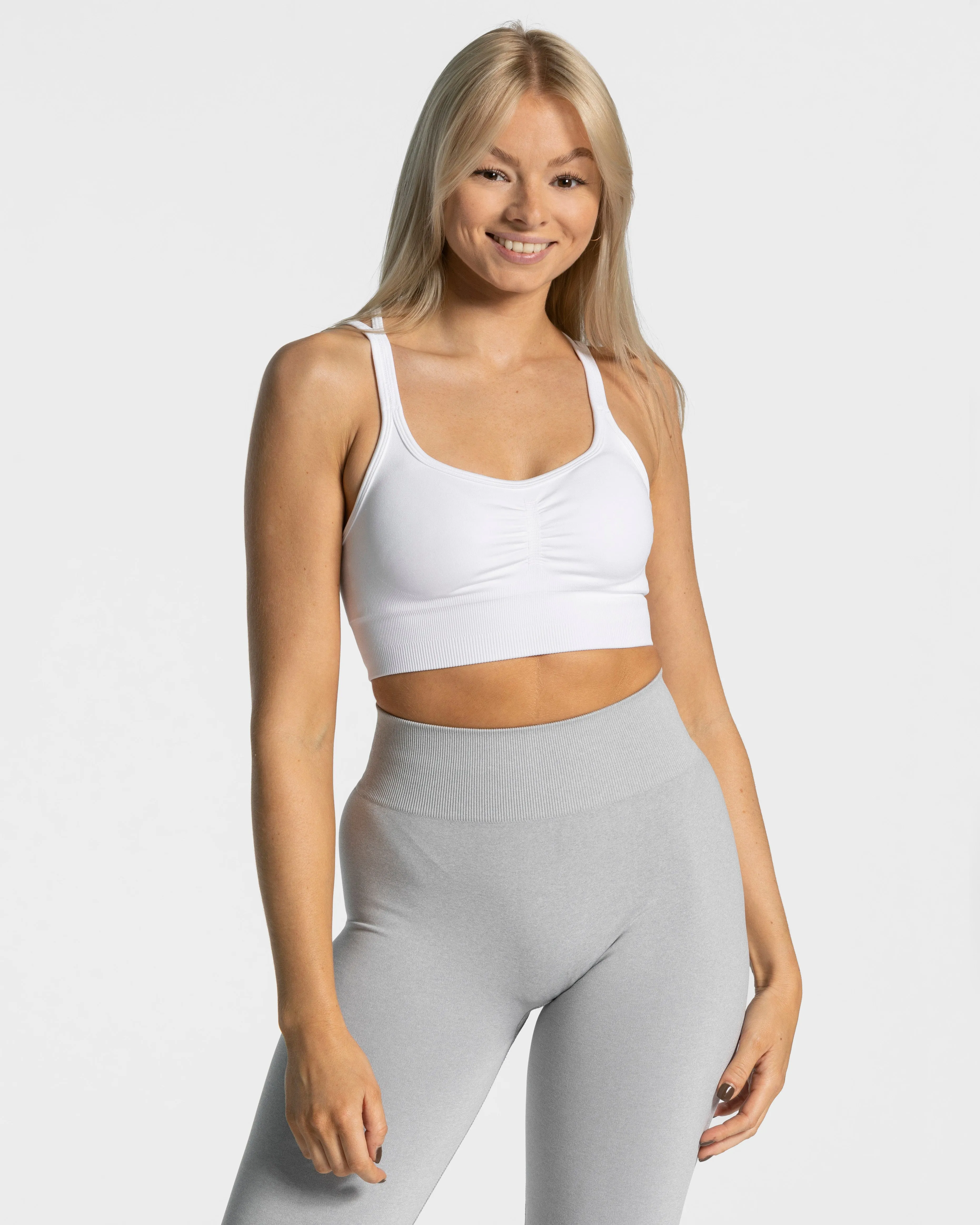 Timeless Scrunch Bh "Wei?" Breathable mesh