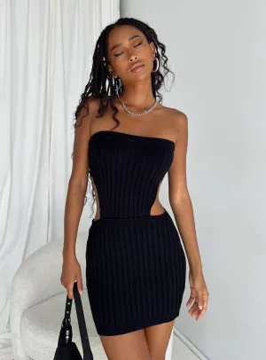 Sophisticated Line Olia Mini Dress Black