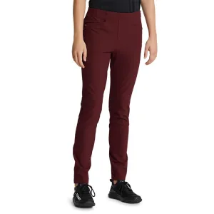 RLX Ralph Lauren Women's Eagle Pants - Rich Ruby Move Comfort Wrinkle Resistant