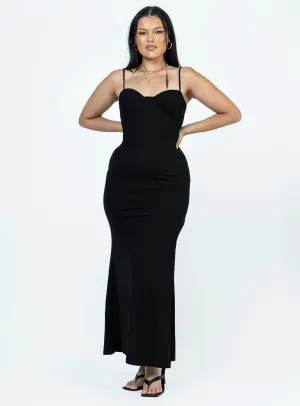 Belladonna Maxi Dress Black Timeless Fit Look